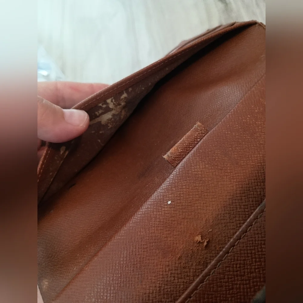 Authentic LOUIS VUITTON Monogram Porte Tresor International Trifold Wallet